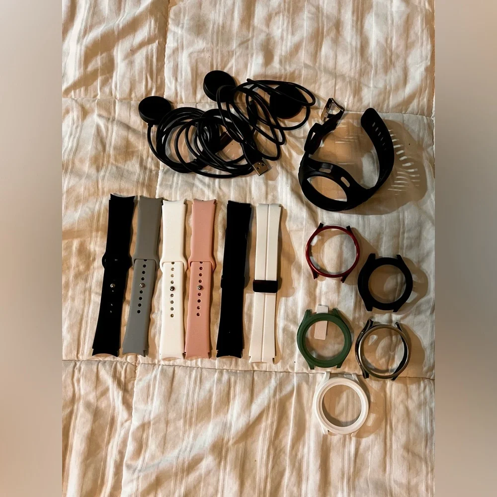 Samsung Galaxy Zflip 5 with Samsung Galaxy watch 5 pro